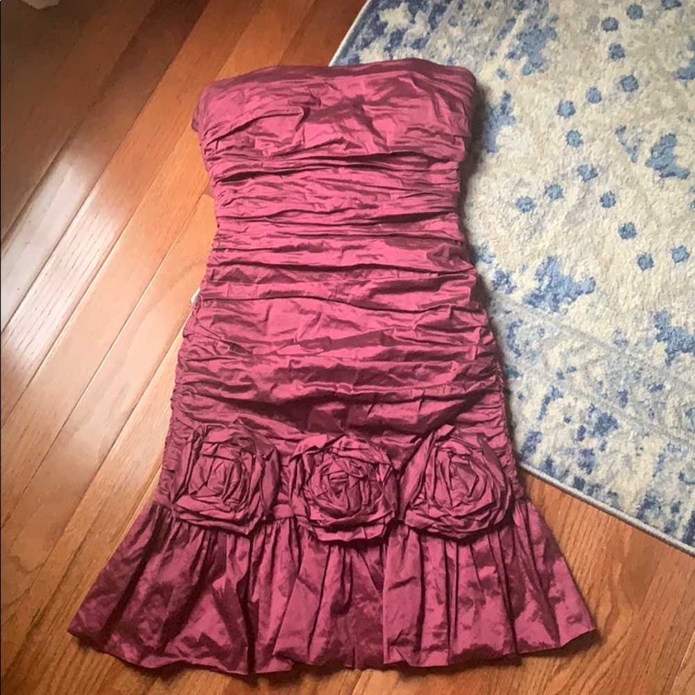 BCBG strapless dress